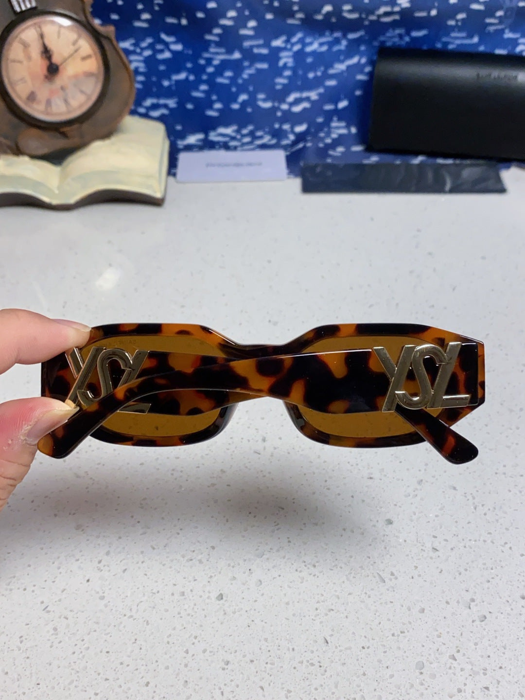 Saint Laurent Round Brown Lens Sunglasses for Men & Women - detail image 5