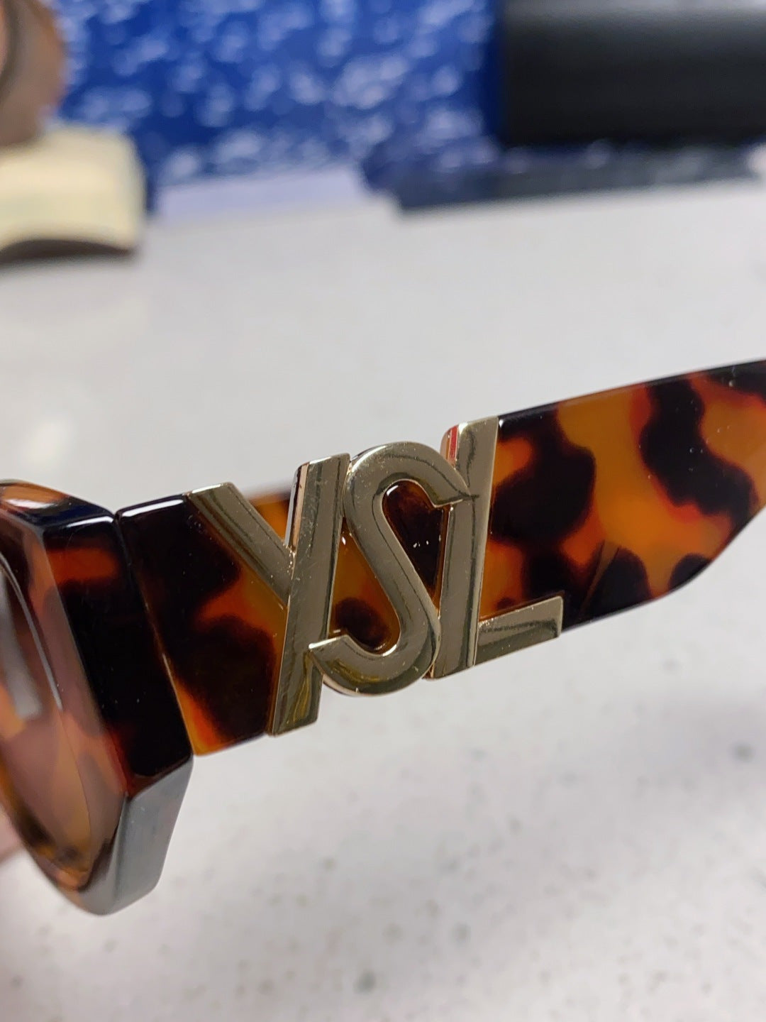 Saint Laurent Round Brown Lens Sunglasses for Men & Women - detail image 7