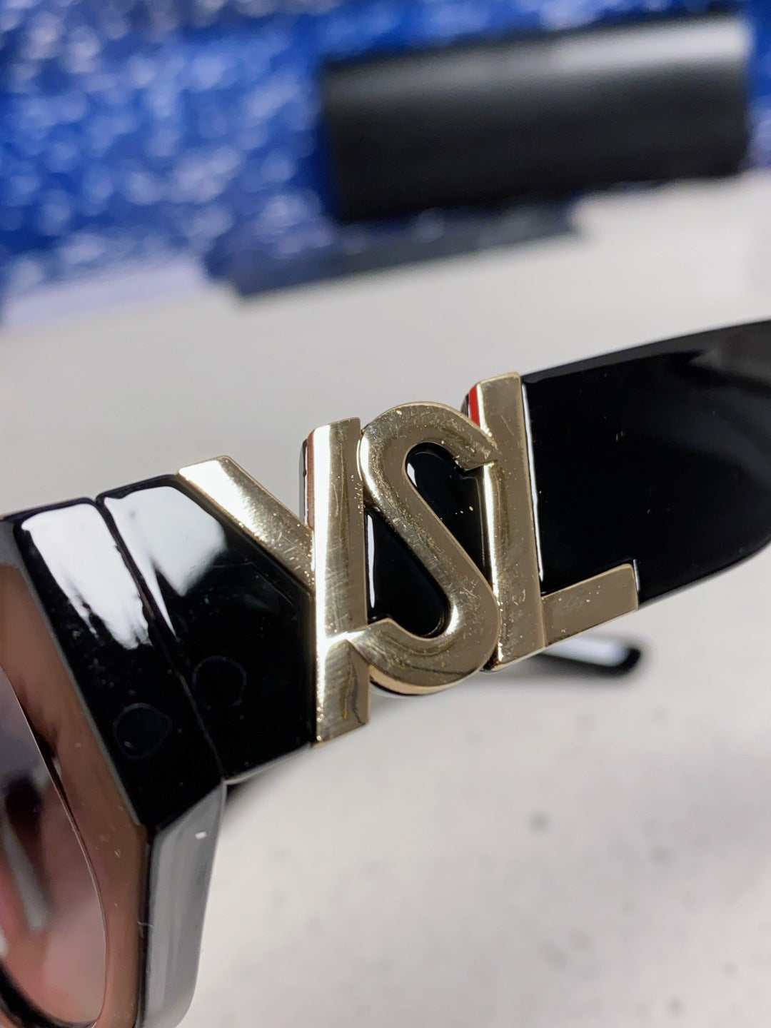 Saint Laurent Round Black Lens Sunglasses for Men & Women - detail image 6
