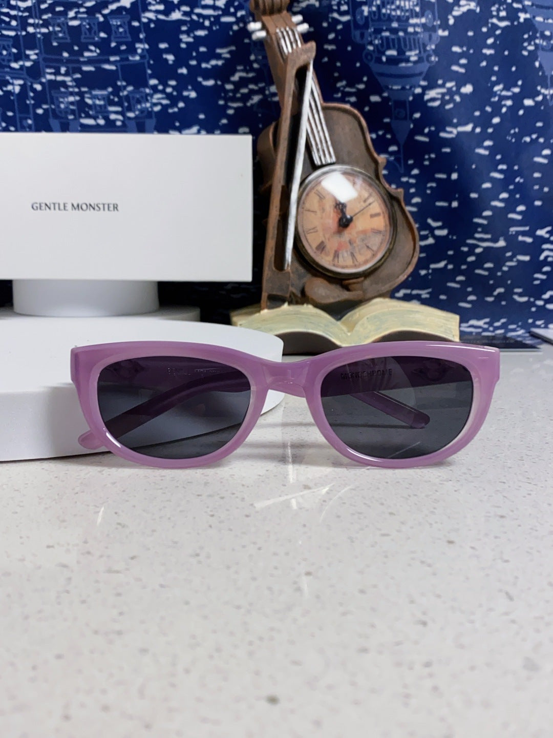 Gentle Monster MONOCHROME Round Blue Lens Sunglasses for Women - 399399 - detail image 8