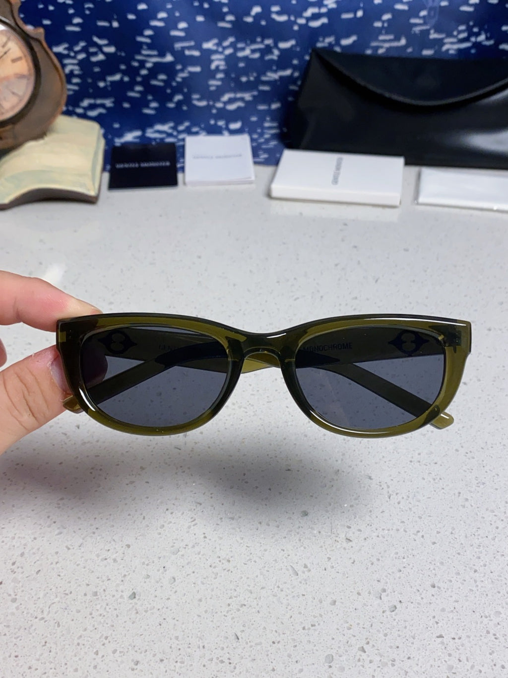 Gentle Monster MONOCHROME Round Black Lens Sunglasses for Women - 158663 - detail image 4