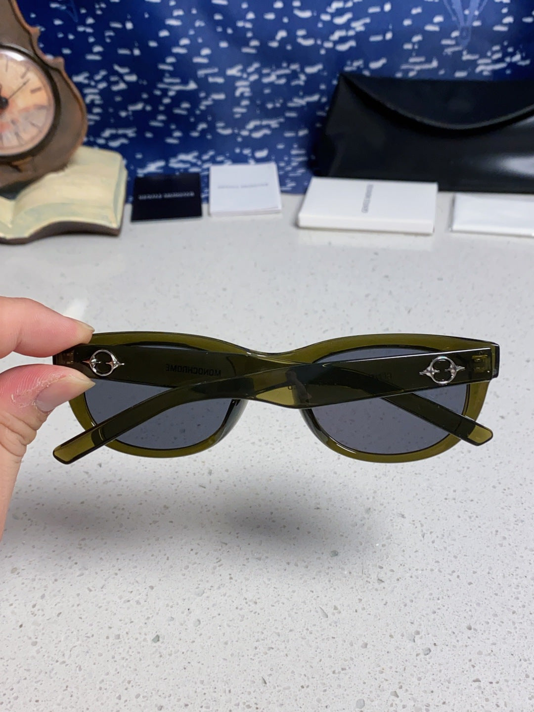 Gentle Monster MONOCHROME Round Black Lens Sunglasses for Women - 158663 - detail image 5