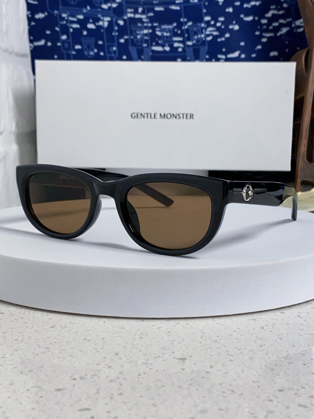 Gentle Monster MONOCHROME Round Brown Lens Sunglasses for Women