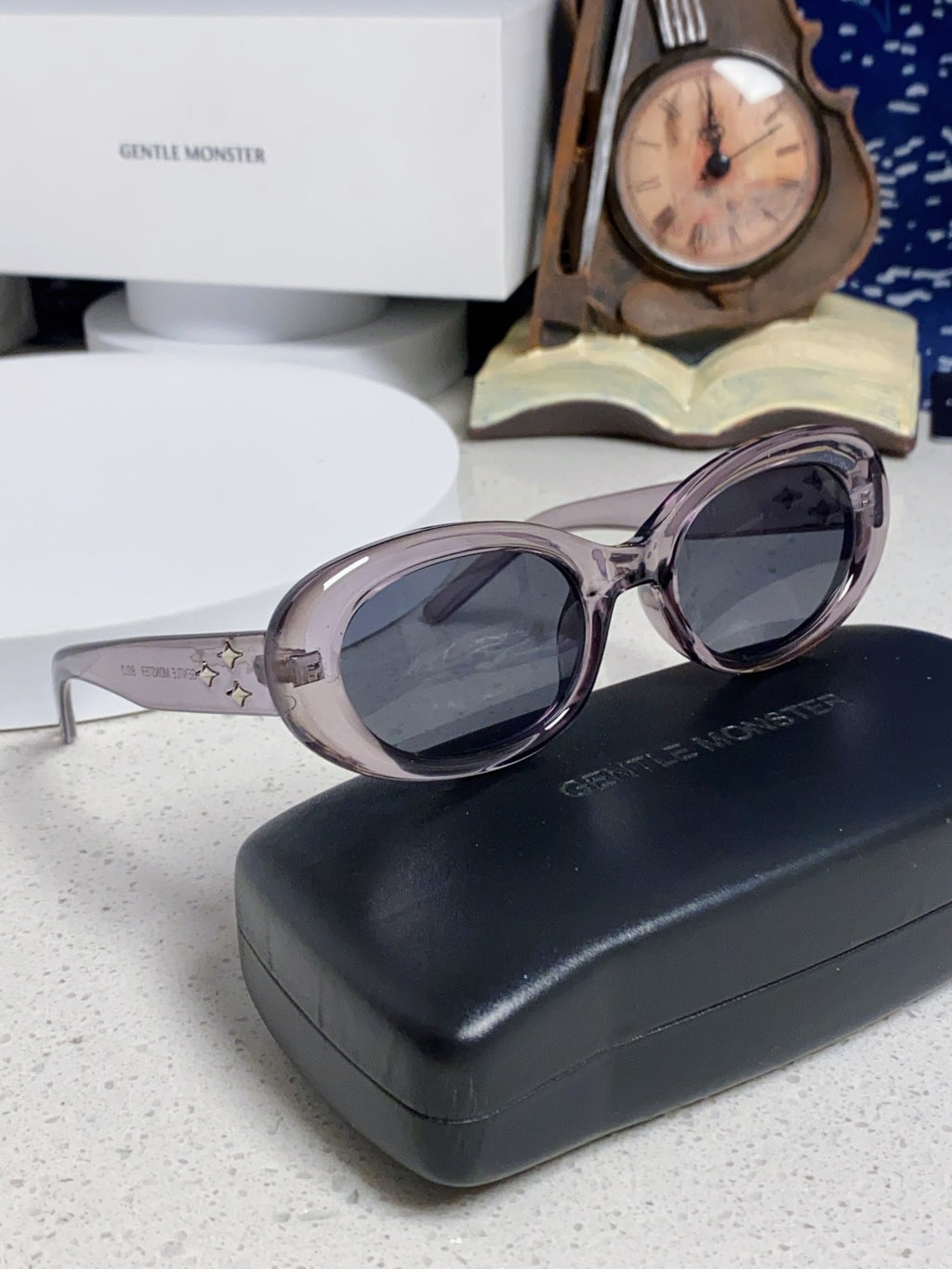 Gentle Monster EVE Polarized Cat-Eye Silver Lens Sunglasses for Men & Women - detail image 10