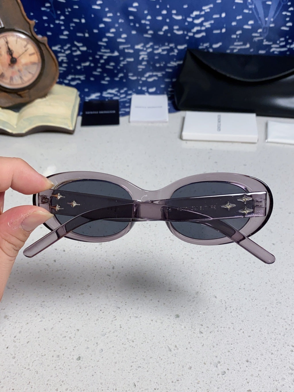 Gentle Monster EVE Polarized Cat-Eye Silver Lens Sunglasses for Men & - 399414 - detail image 5