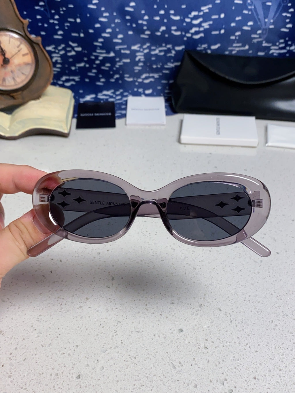 Gentle Monster EVE Polarized Cat-Eye Silver Lens Sunglasses for Men & - 399414 - detail image 4