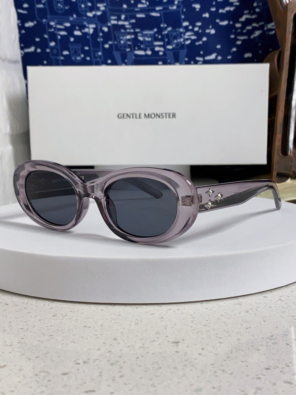 Gentle Monster EVE Polarized Cat-Eye Silver Lens Sunglasses for Men & Women