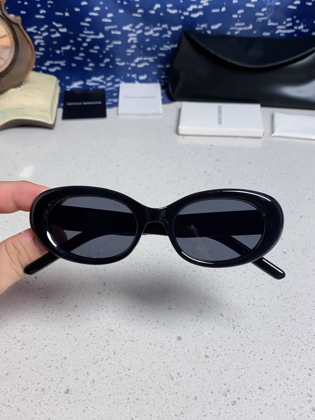 Gentle Monster EVE Polarized Cat-Eye Blue Lens Sunglasses for Men & W - 399416 - detail image 4