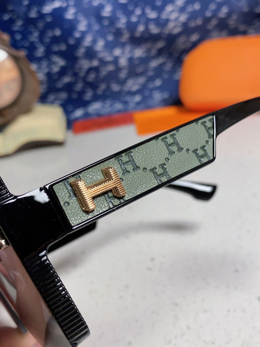 Hermès Square Silver Lens Sunglasses for Women - 399446 - detail image 7