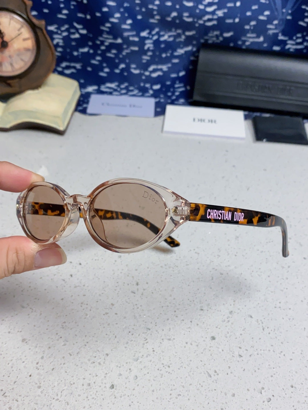 Dior Cat-Eye Silver Lens Sunglasses for Women - 867117 - detail image 6