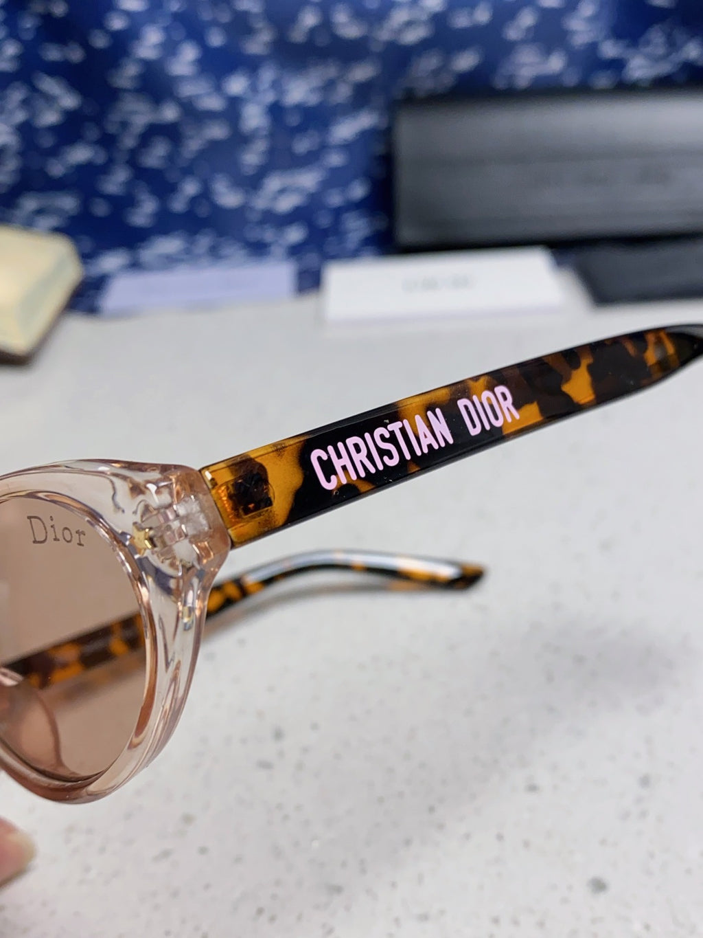 Dior Cat-Eye Silver Lens Sunglasses for Women - 867117 - detail image 7