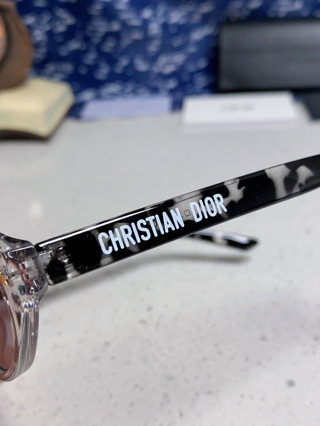 Dior Cat-Eye Silver Lens Sunglasses for Women - 415540 - detail image 7