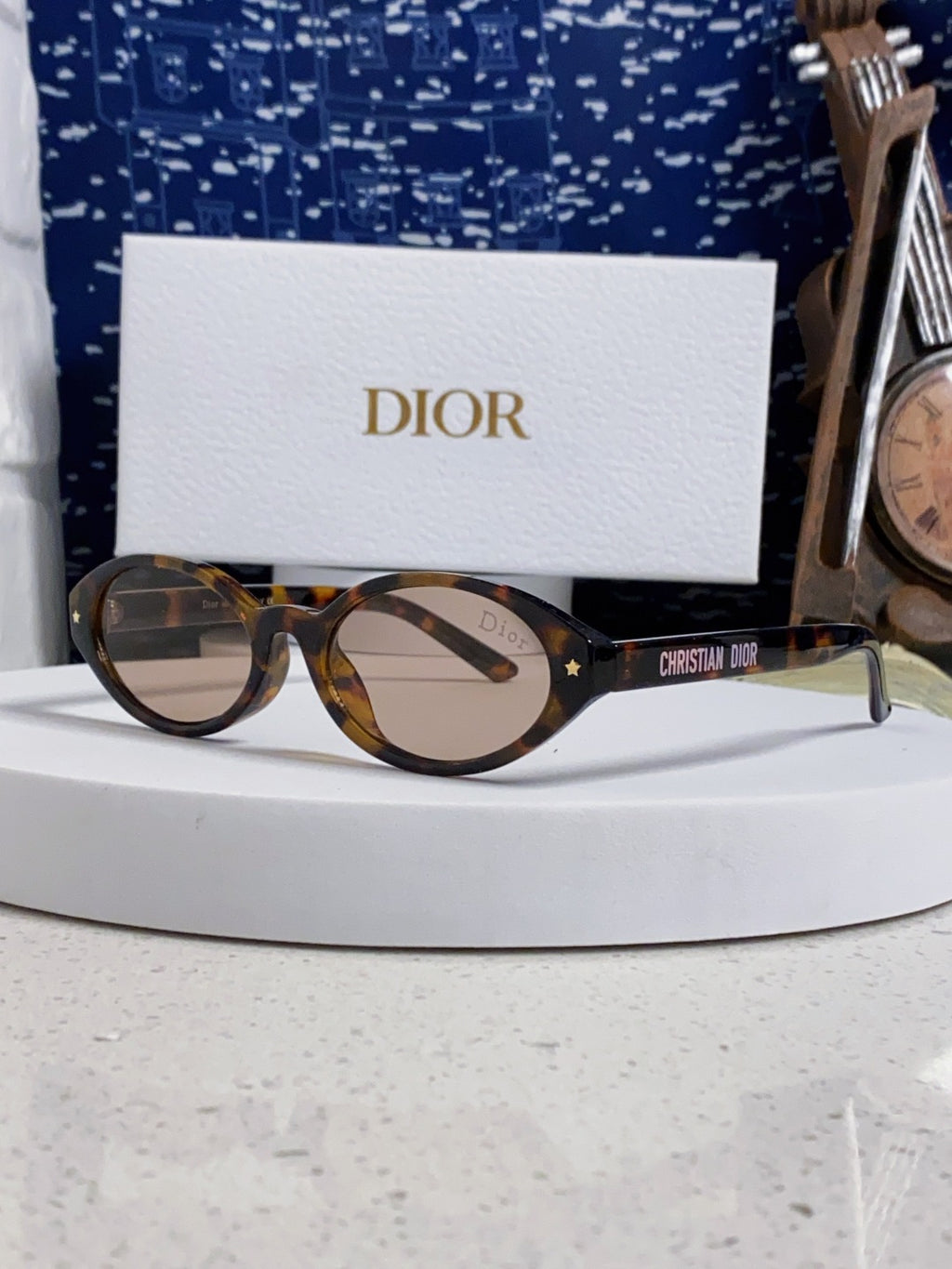 Dior Cat-Eye Black Lens Sunglasses for Women - 867119 - detail image 2