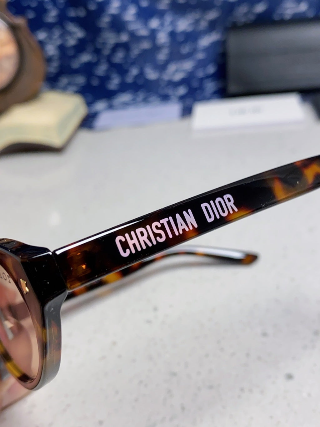 Dior Cat-Eye Black Lens Sunglasses for Women - 867119 - detail image 8