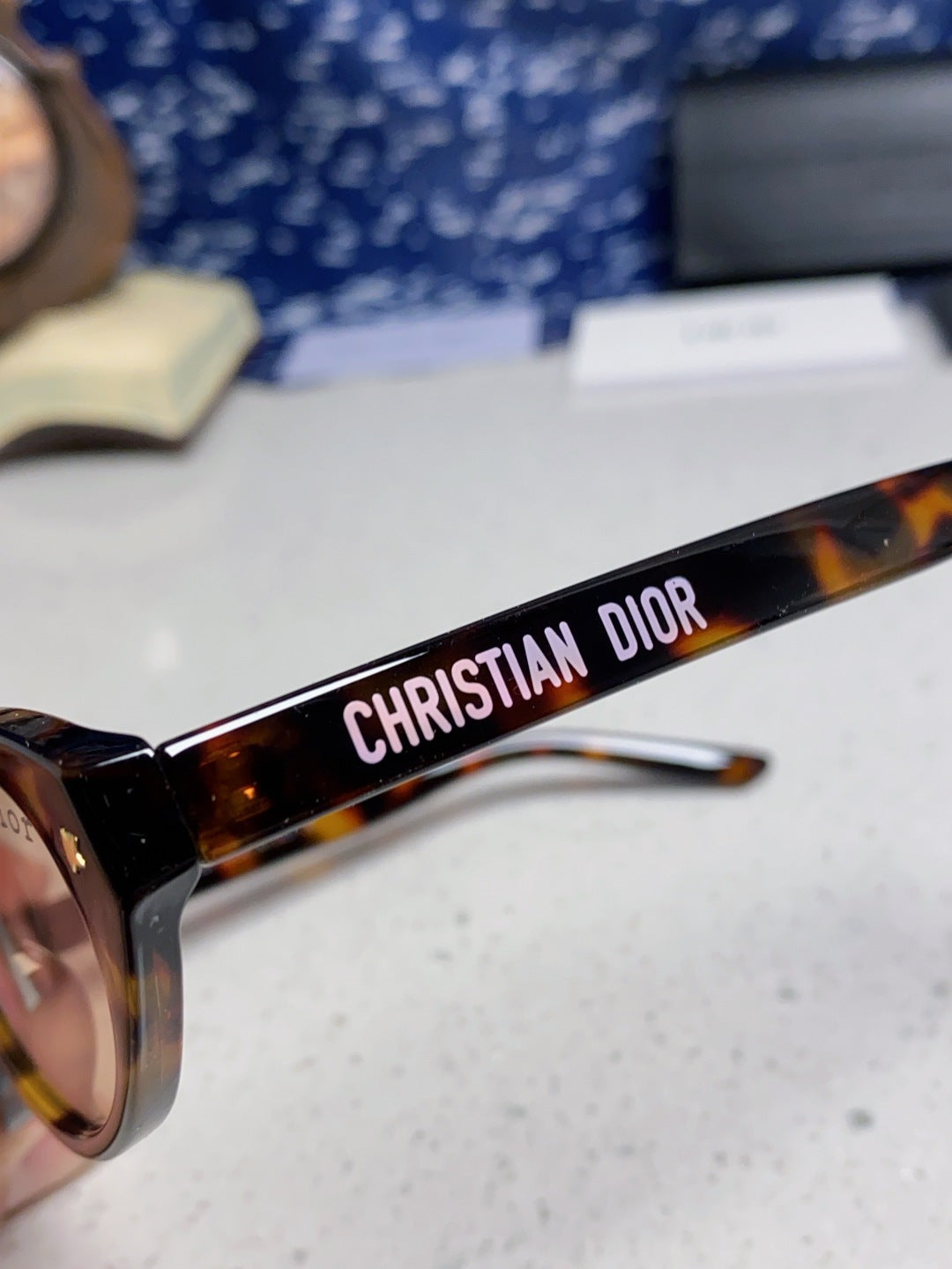 Dior Cat-Eye Black Lens Sunglasses for Women - 867119 - detail image 8