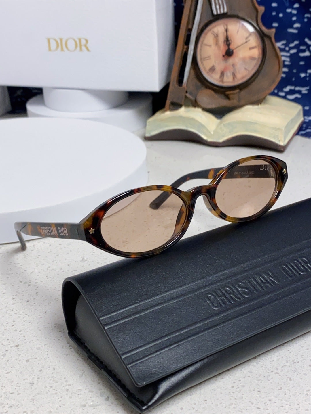 Dior Cat-Eye Black Lens Sunglasses for Women - 415541 - detail image 11