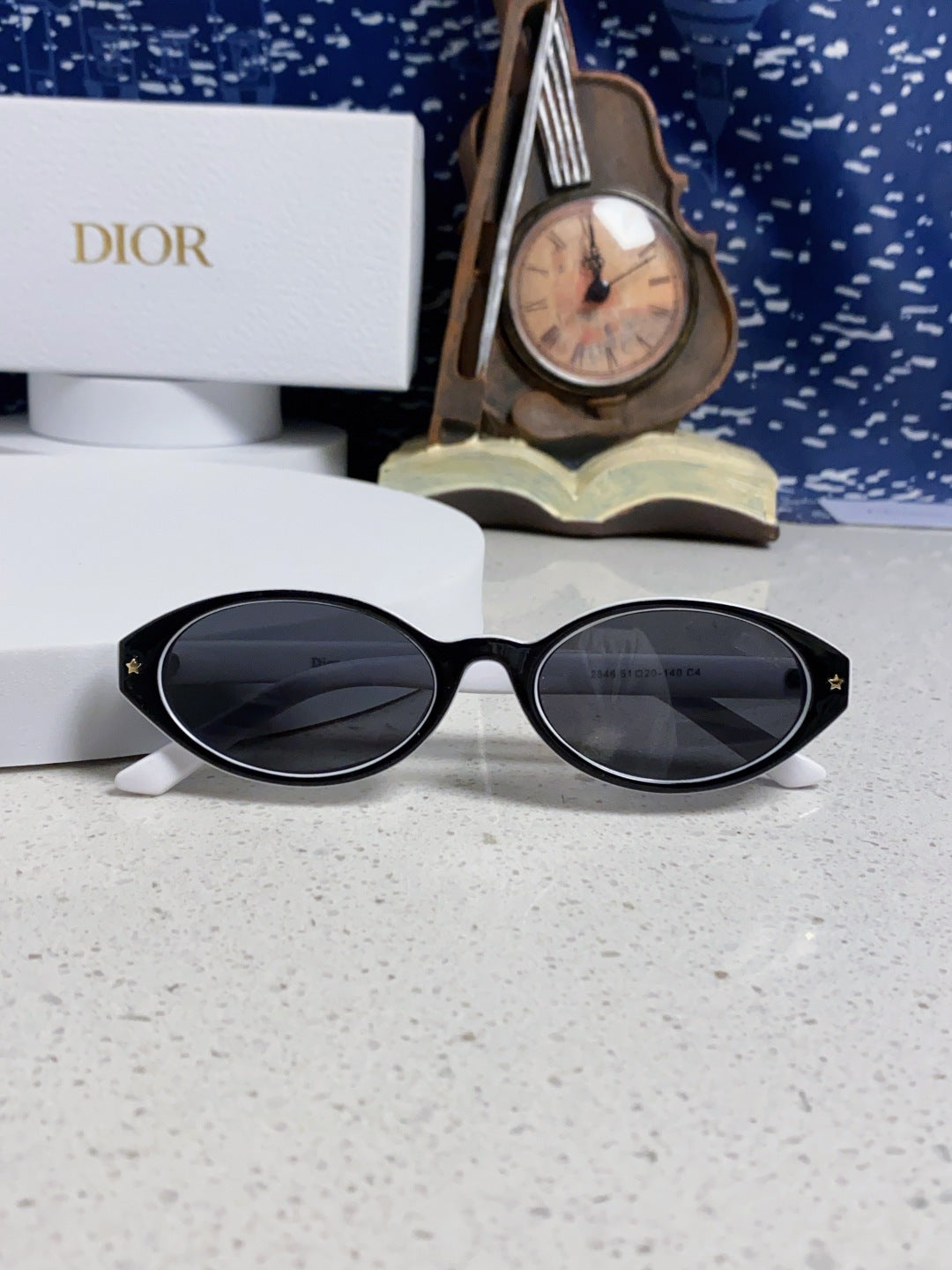 Dior Cat-Eye Silver Lens Sunglasses for Women - 415542 - detail image 9