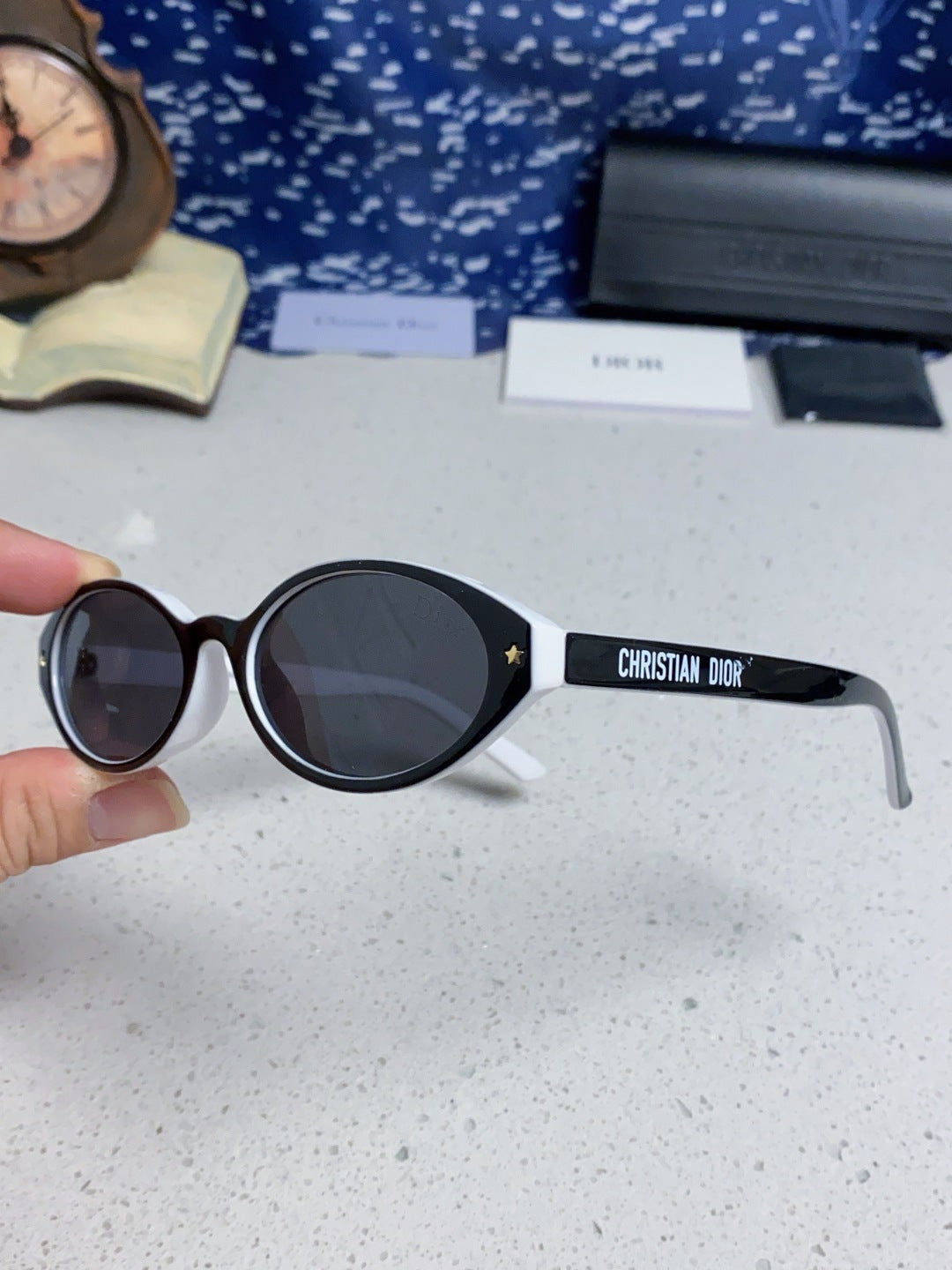 Dior Cat-Eye Silver Lens Sunglasses for Women - detail image 6