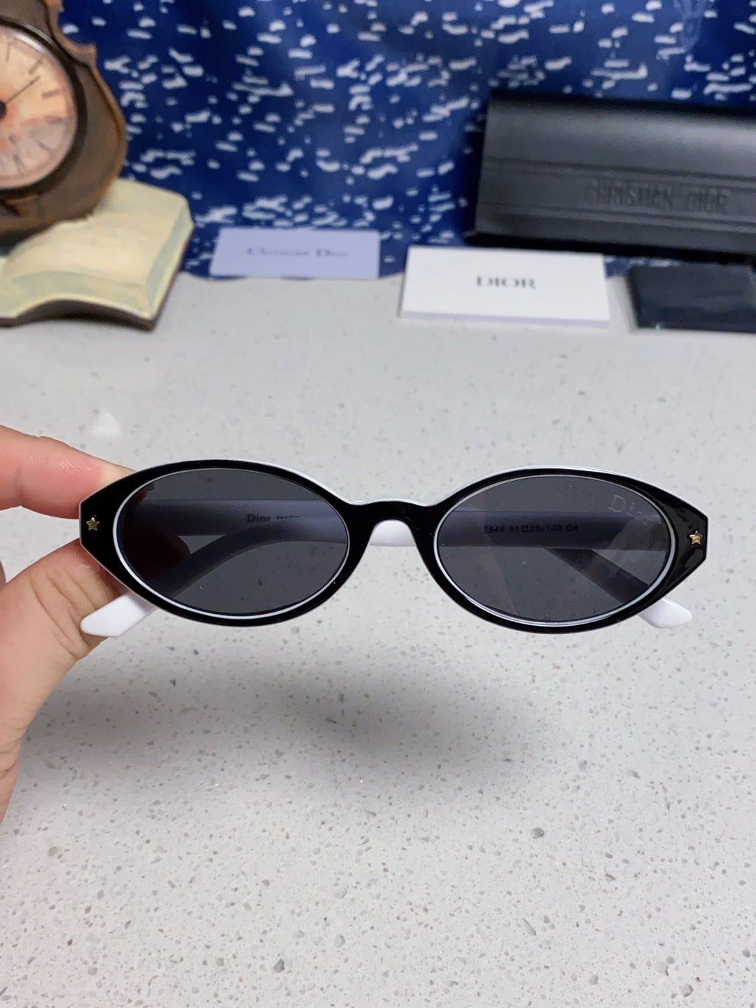 Dior Cat-Eye Silver Lens Sunglasses for Women - 867120 - detail image 4