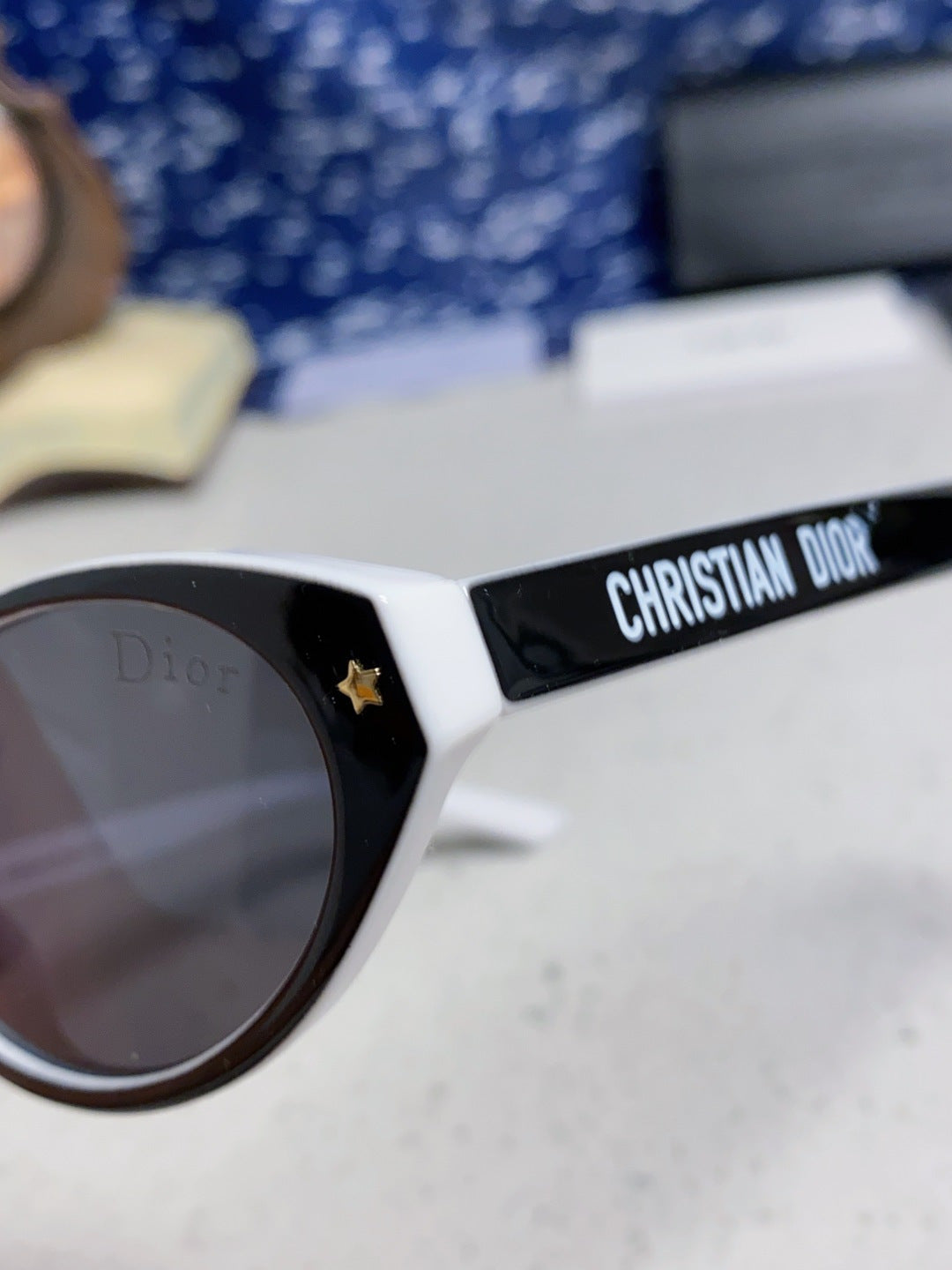 Dior Cat-Eye Silver Lens Sunglasses for Women - 415542 - detail image 7