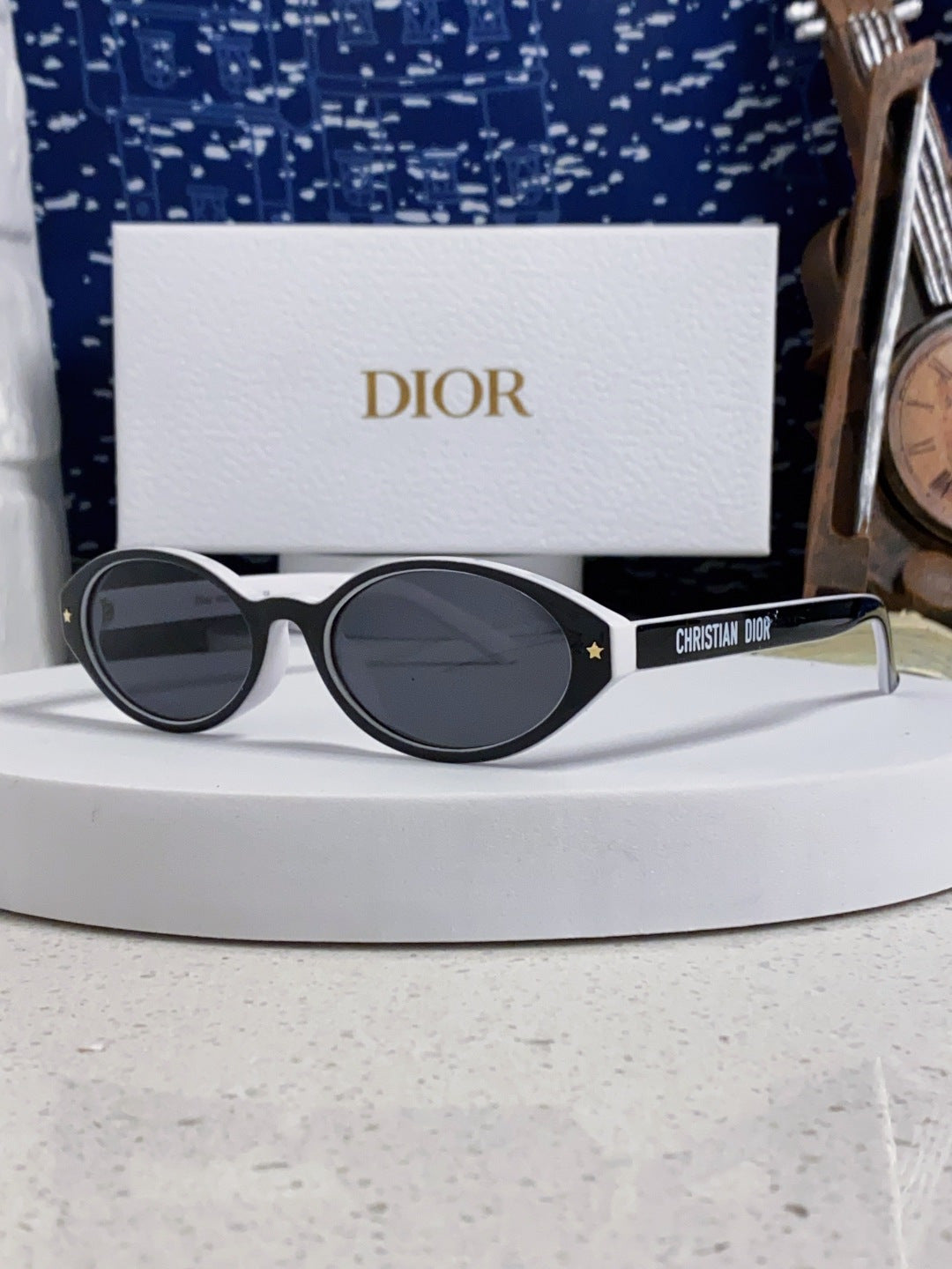 Dior Cat-Eye Silver Lens Sunglasses for Women