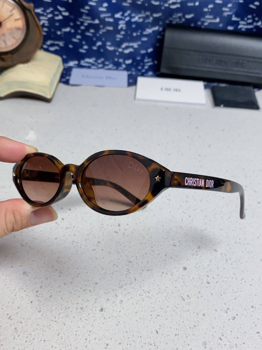 Dior Cat-Eye Red Lens Sunglasses for Women - 867122 - detail image 6