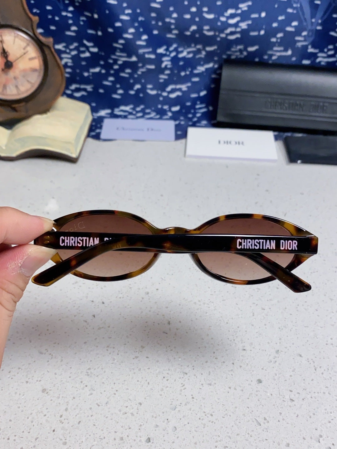 Dior Cat-Eye Red Lens Sunglasses for Women - 431731 - detail image 5
