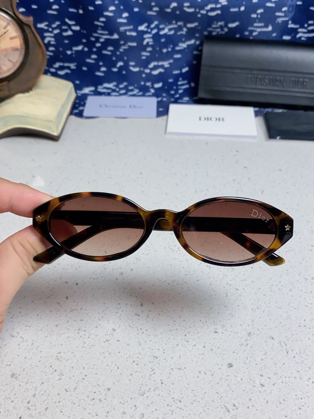 Dior Cat-Eye Red Lens Sunglasses for Women - 431731 - detail image 4