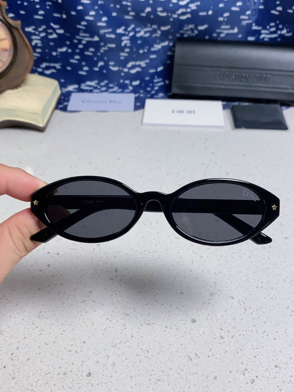Dior Cat-Eye Red Lens Sunglasses for Women - 415359 - detail image 4