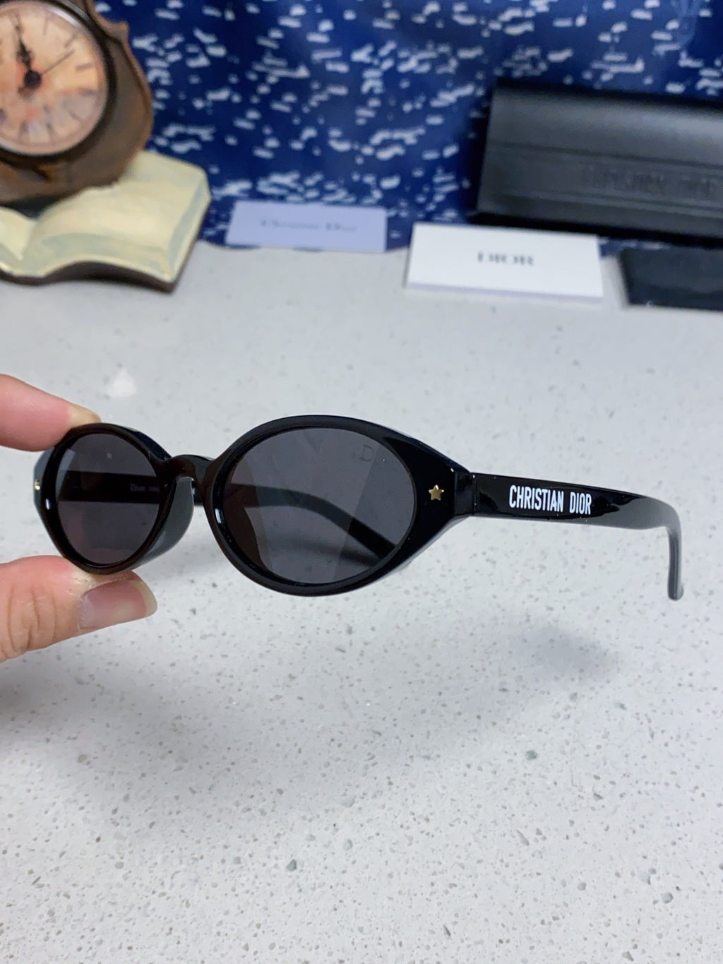 Dior Cat-Eye Red Lens Sunglasses for Women - 867123 - detail image 6