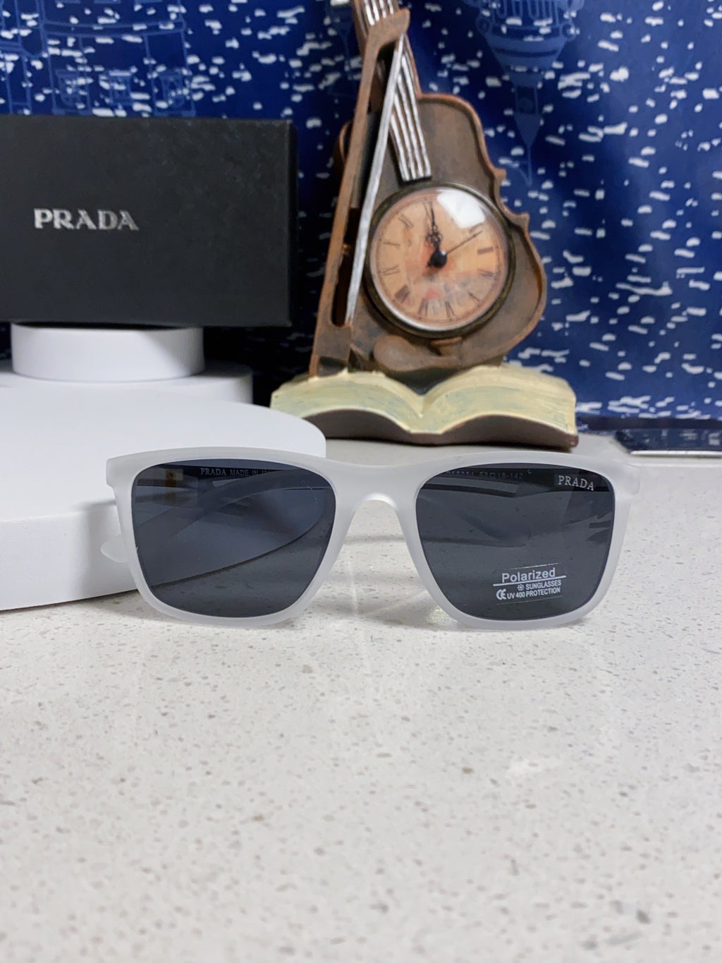 Prada Polarized Fashion Blue Lens Sunglasses for Men & Women - 415678 - detail image 9
