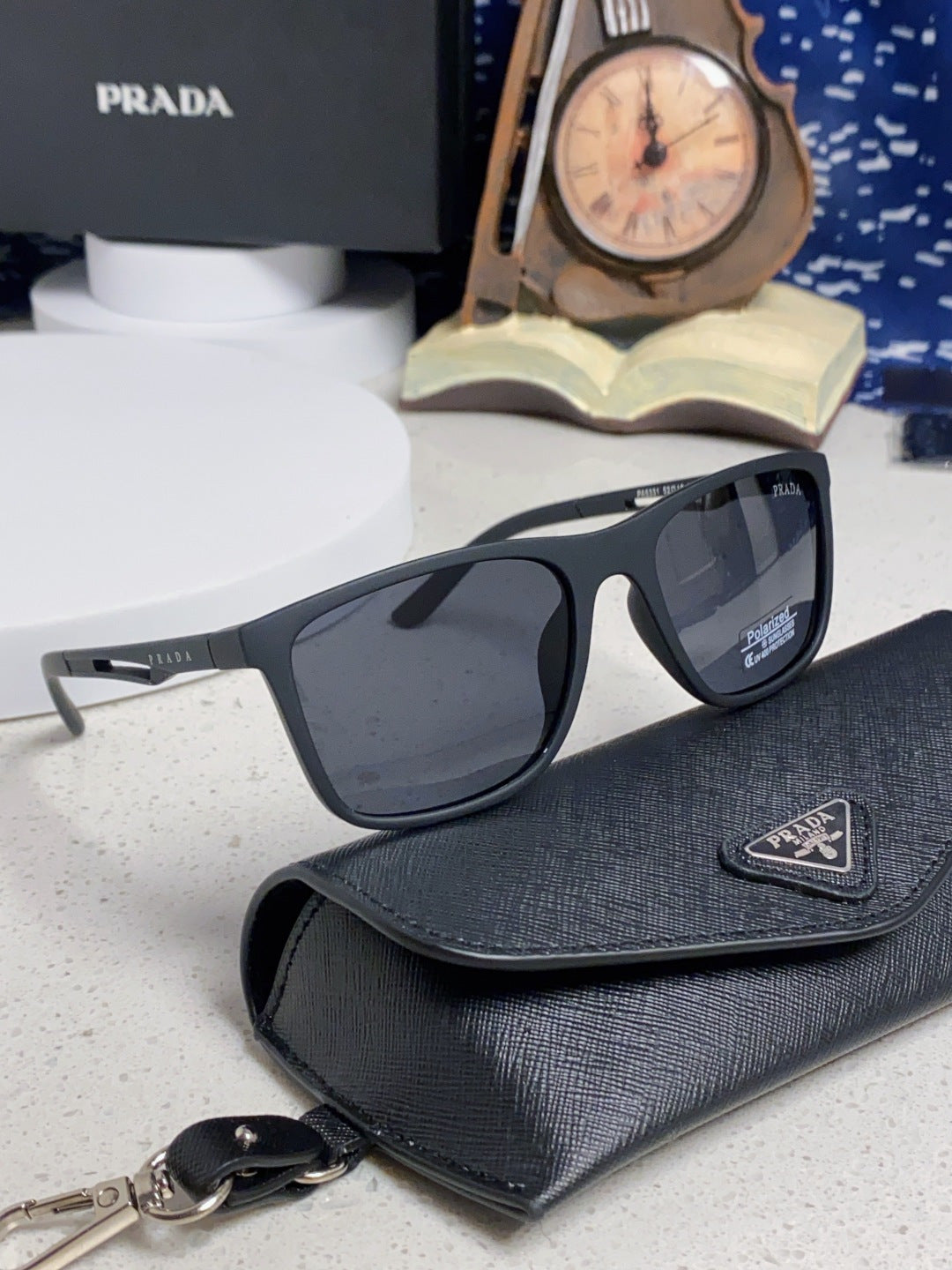 Prada Polarized Fashion Blue Lens Sunglasses for Men & Women - 415681 - detail image 9