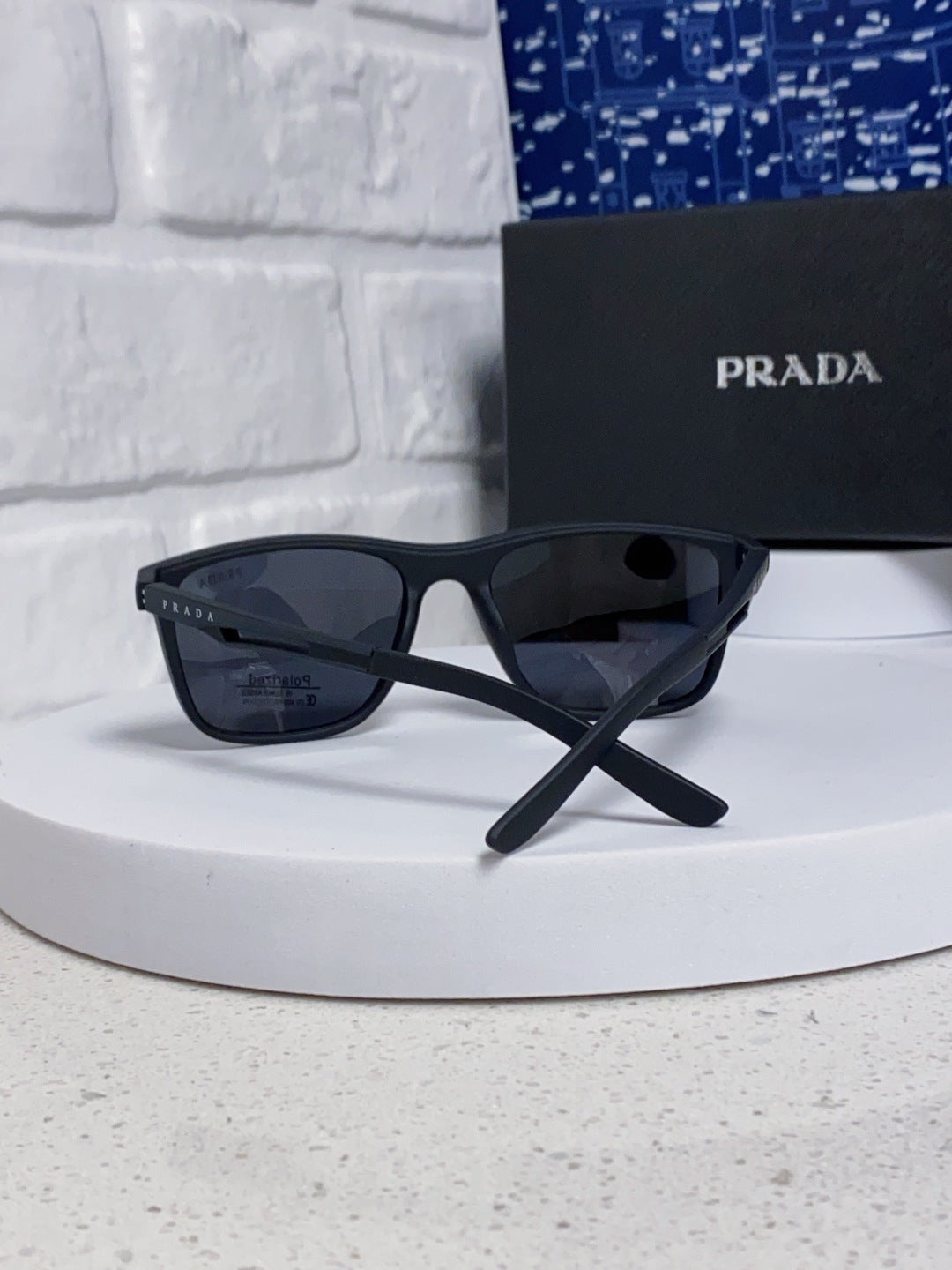 Prada Polarized Fashion Blue Lens Sunglasses for Men & Women - 432115 - detail image 2