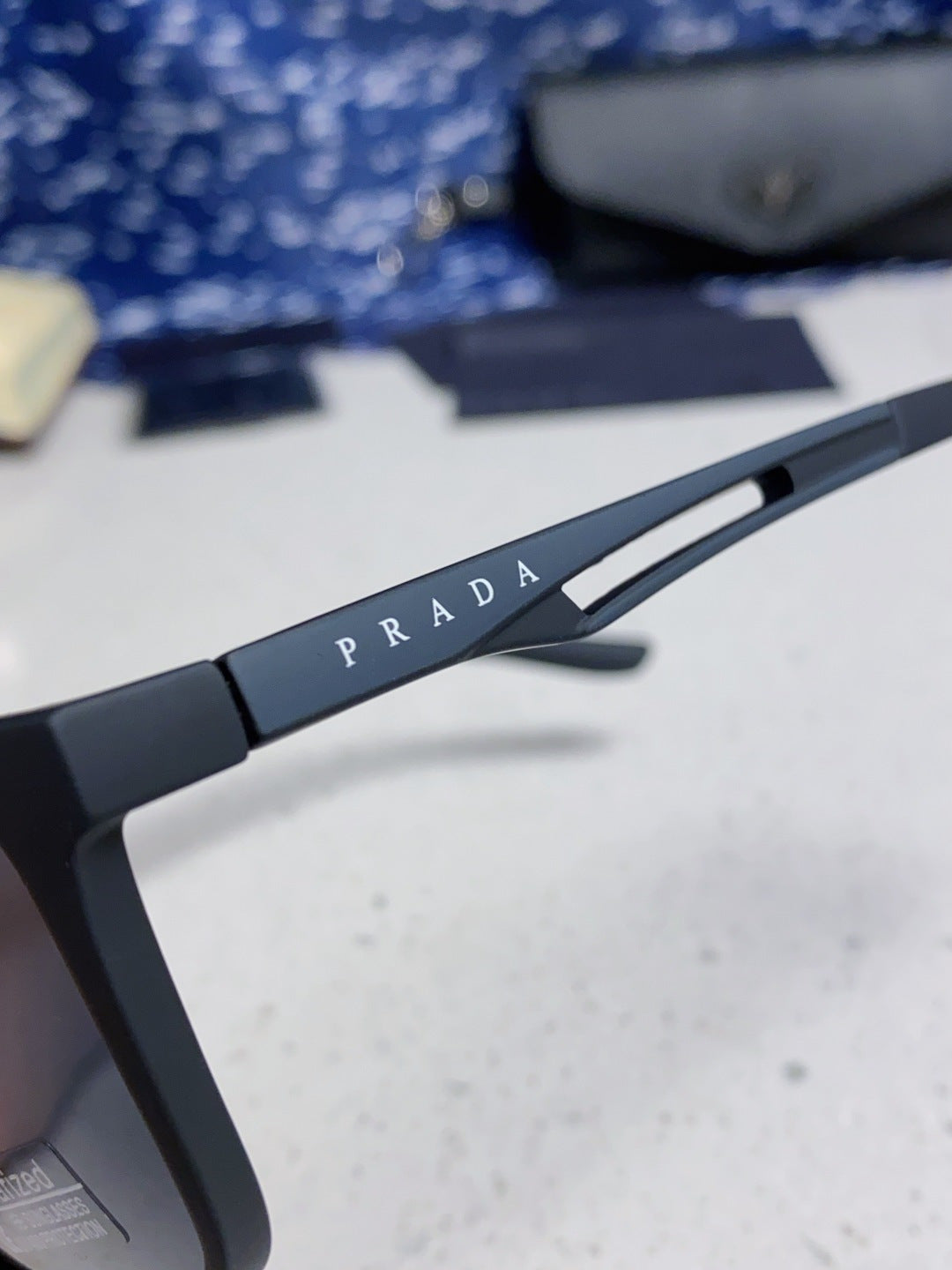 Prada Polarized Fashion Blue Lens Sunglasses for Men & Women - 415681 - detail image 6