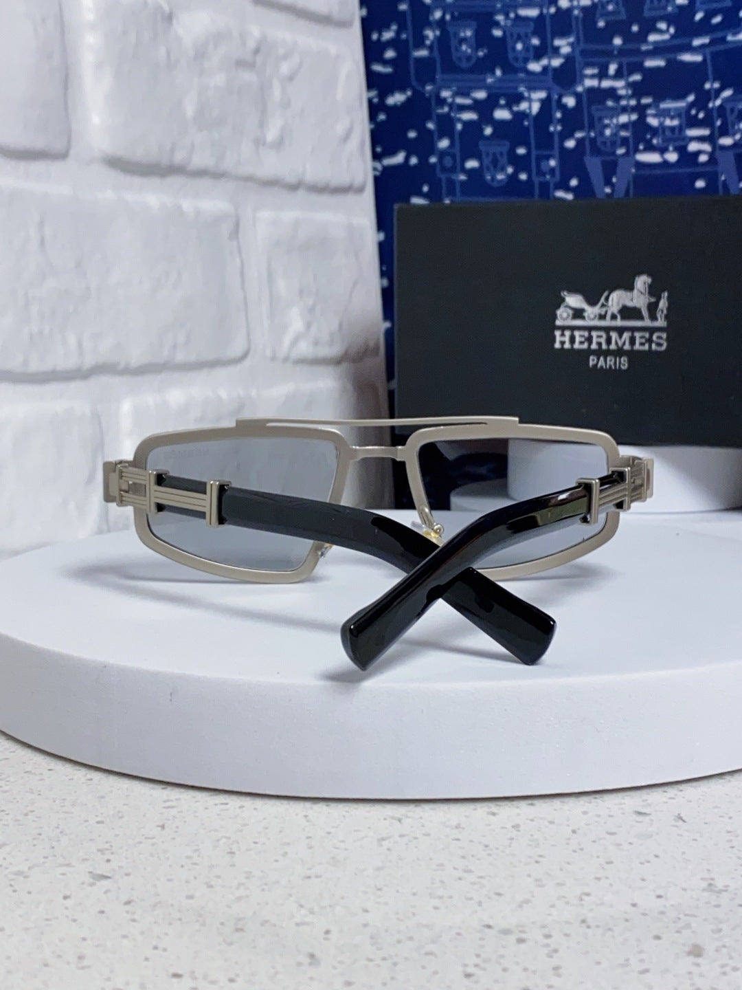 Hermès Fashion Silver Lens Sunglasses for Men & Women - 867266 - detail image 2