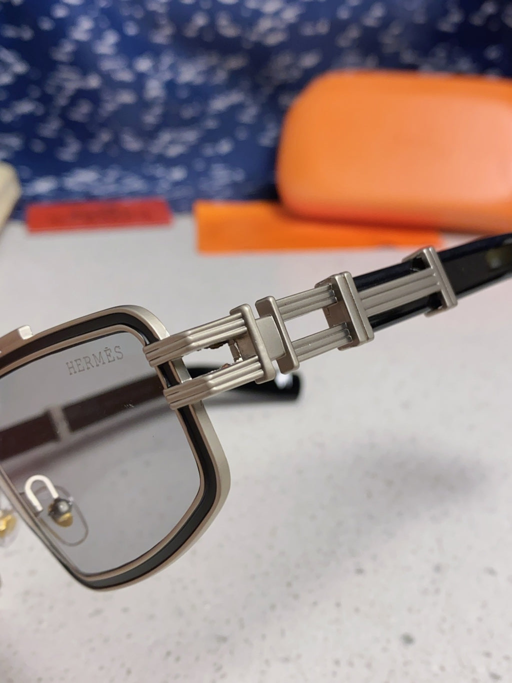 Hermès Fashion Silver Lens Sunglasses for Men & Women - 416526 - detail image 6