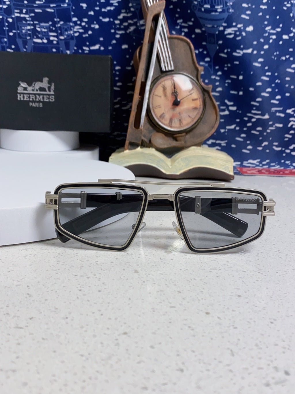 Hermès Fashion Silver Lens Sunglasses for Men & Women - 433024 - detail image 8