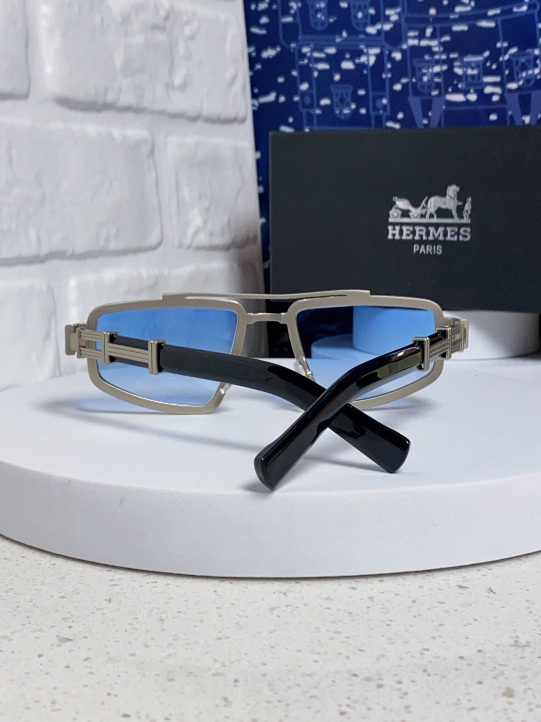 Hermès Fashion Blue Lens Sunglasses for Men & Women - 416527 - detail image 2