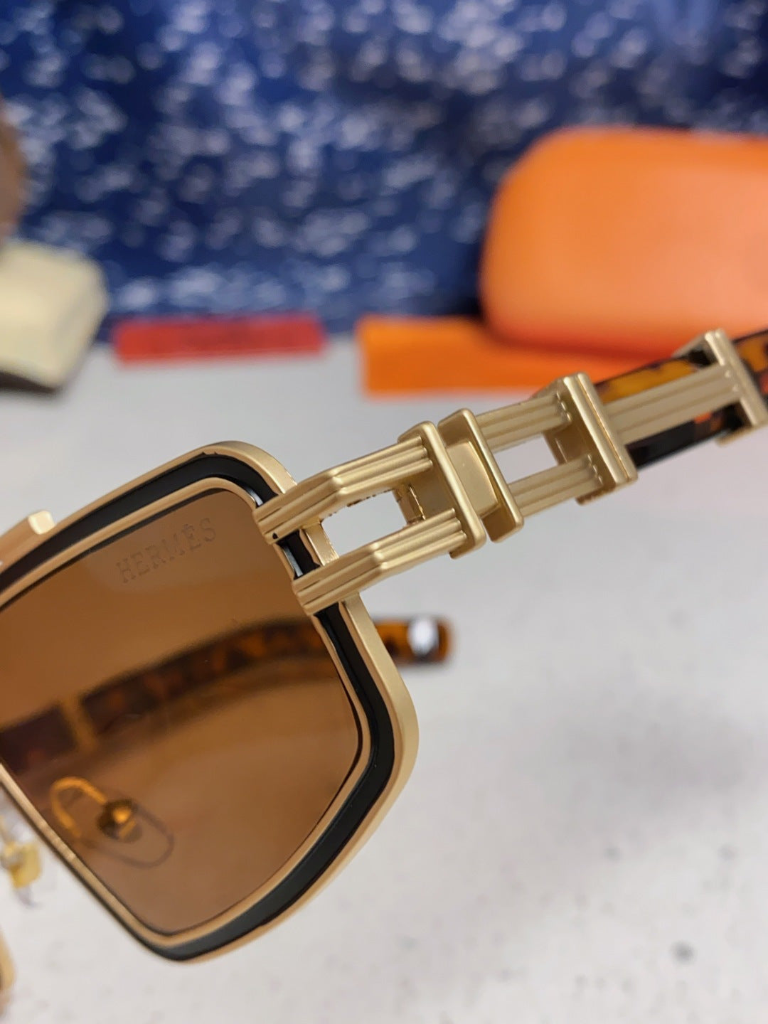 Hermès Fashion Brown Lens Sunglasses for Men & Women - 867268 - detail image 7