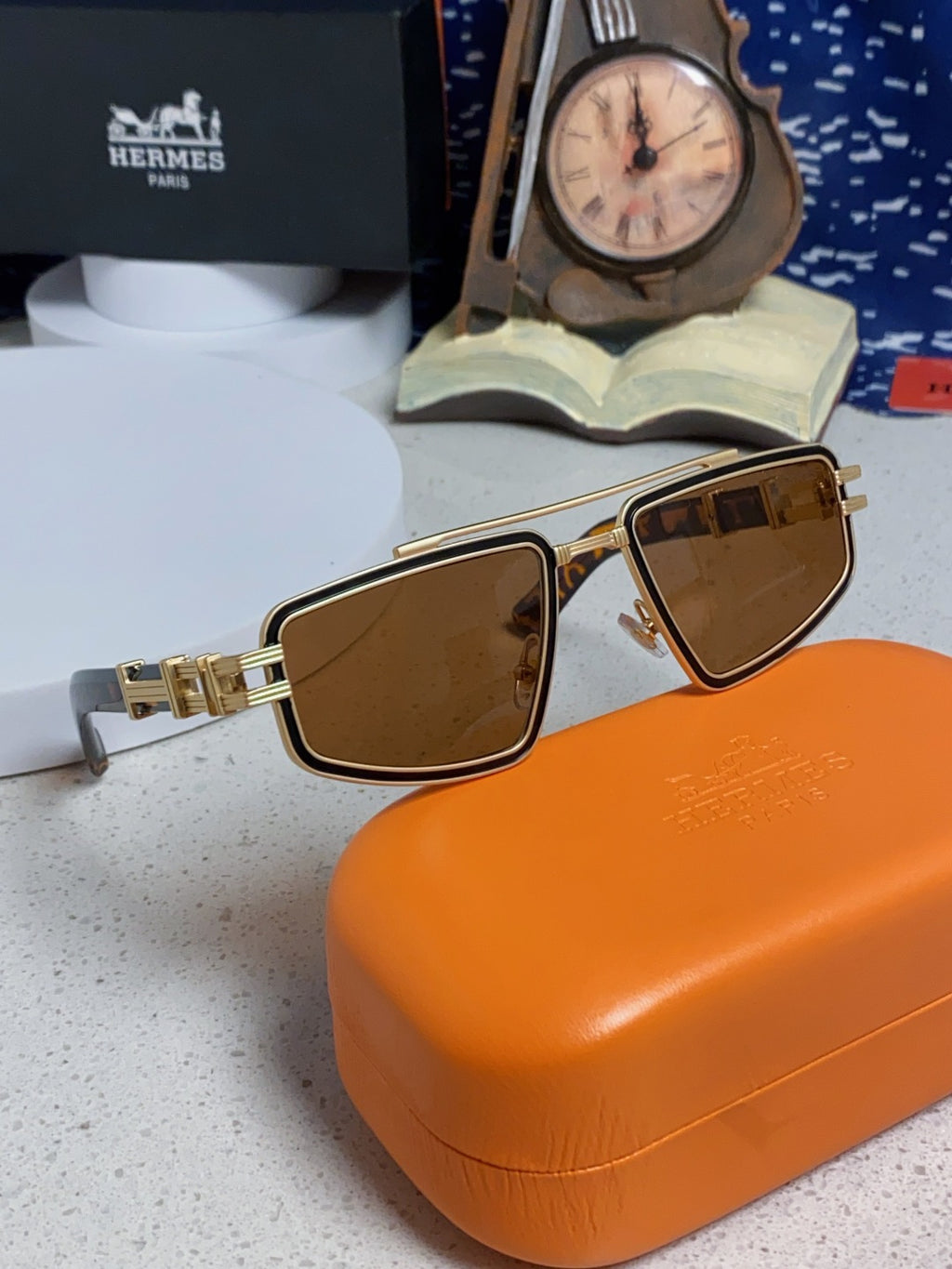 Hermès Fashion Brown Lens Sunglasses for Men & Women - 416528 - detail image 10