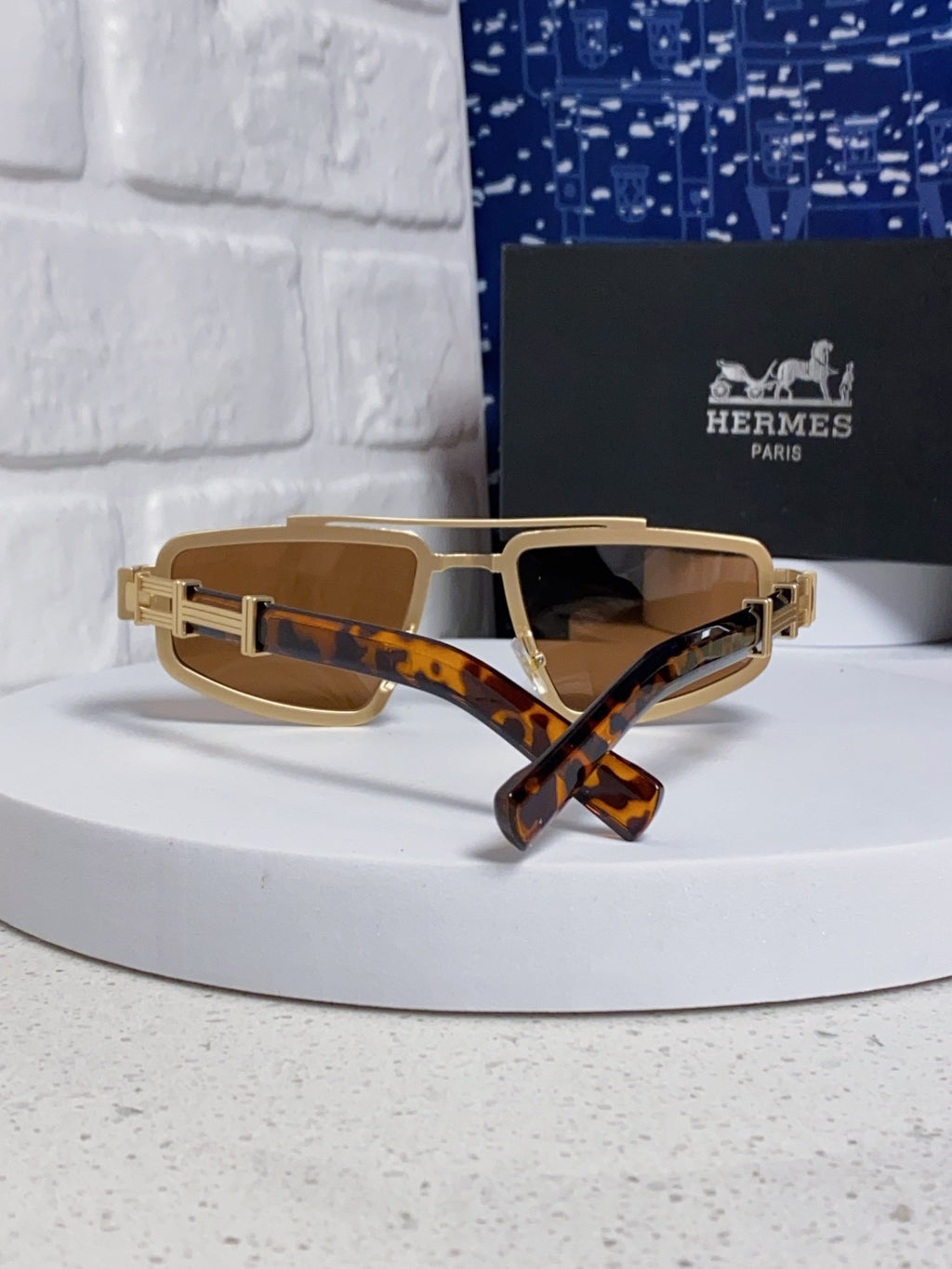 Hermès Fashion Brown Lens Sunglasses for Men & Women - 416528 - detail image 3