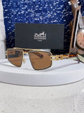 Hermès Fashion Brown Lens Sunglasses for Men & Women - 416528