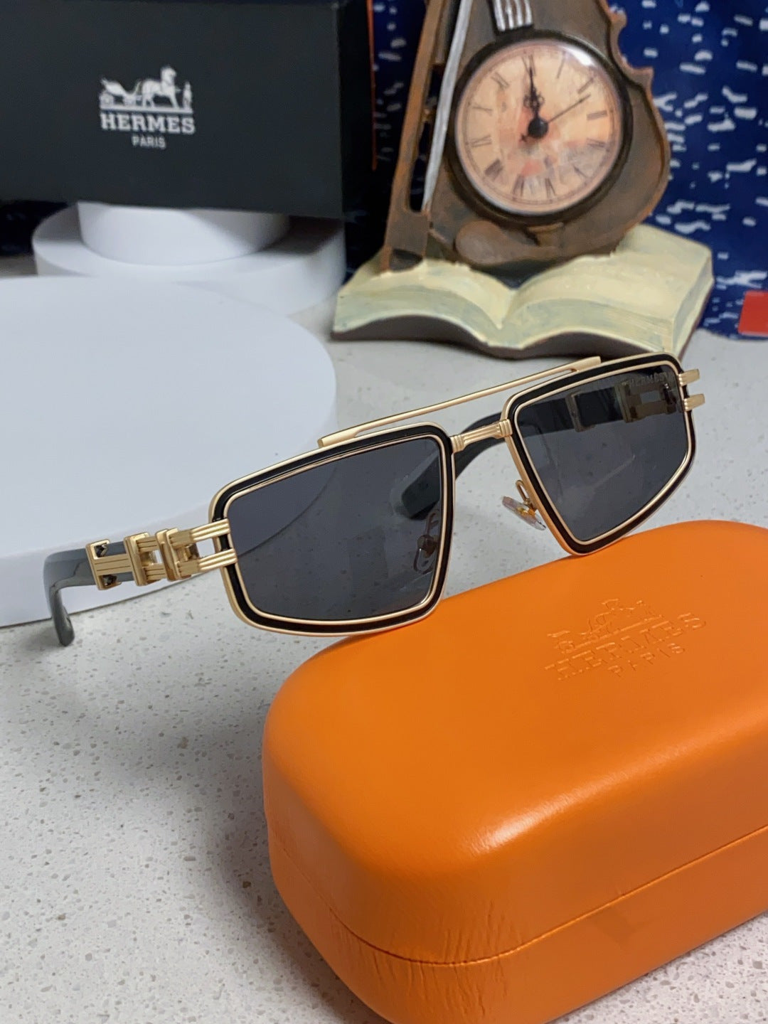 Hermès Fashion Silver Lens Sunglasses for Men & Women - 416529 - detail image 10