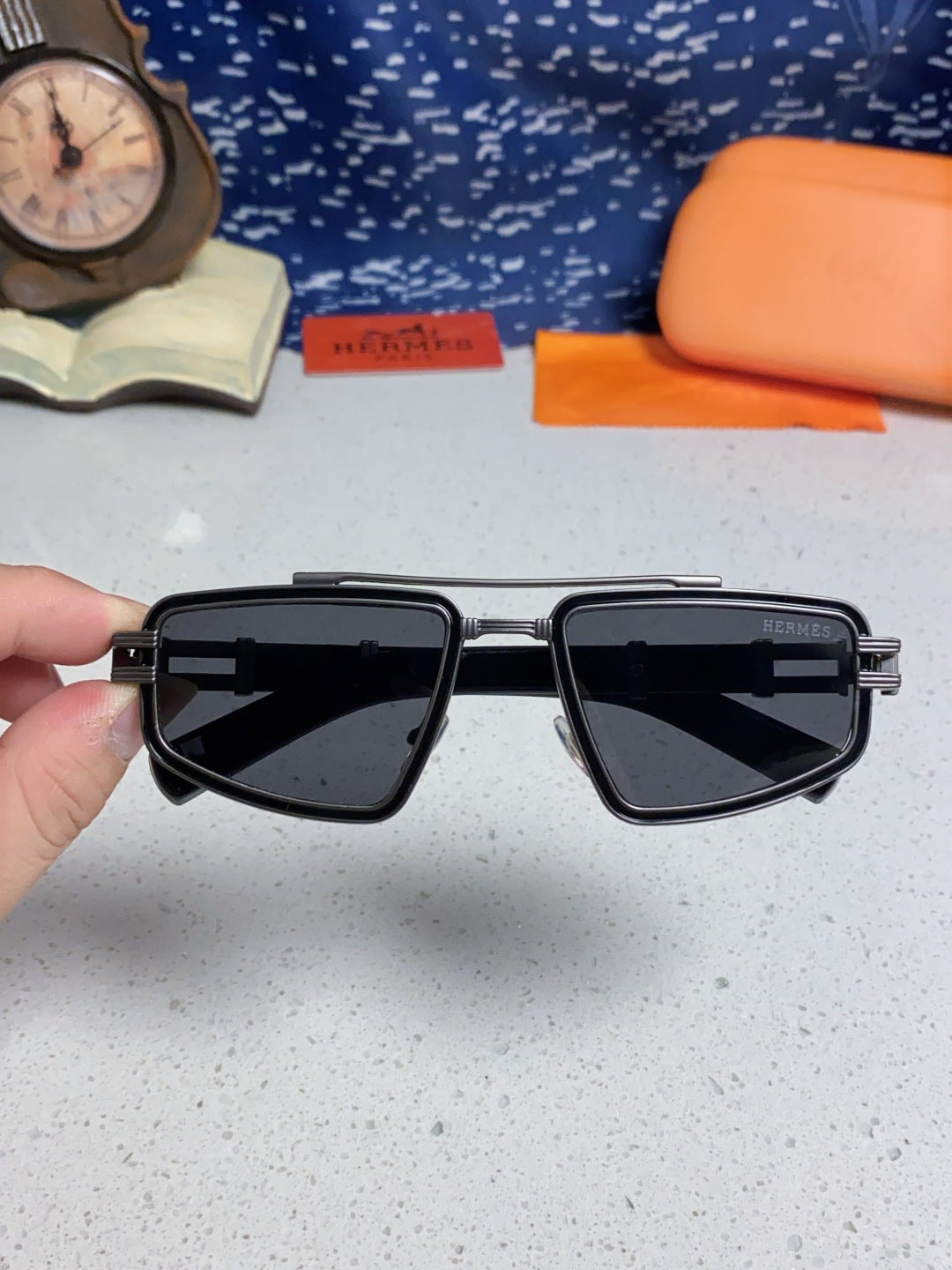 Hermès Fashion Gray Lens Sunglasses for Men & Women - 158697 - detail image 4