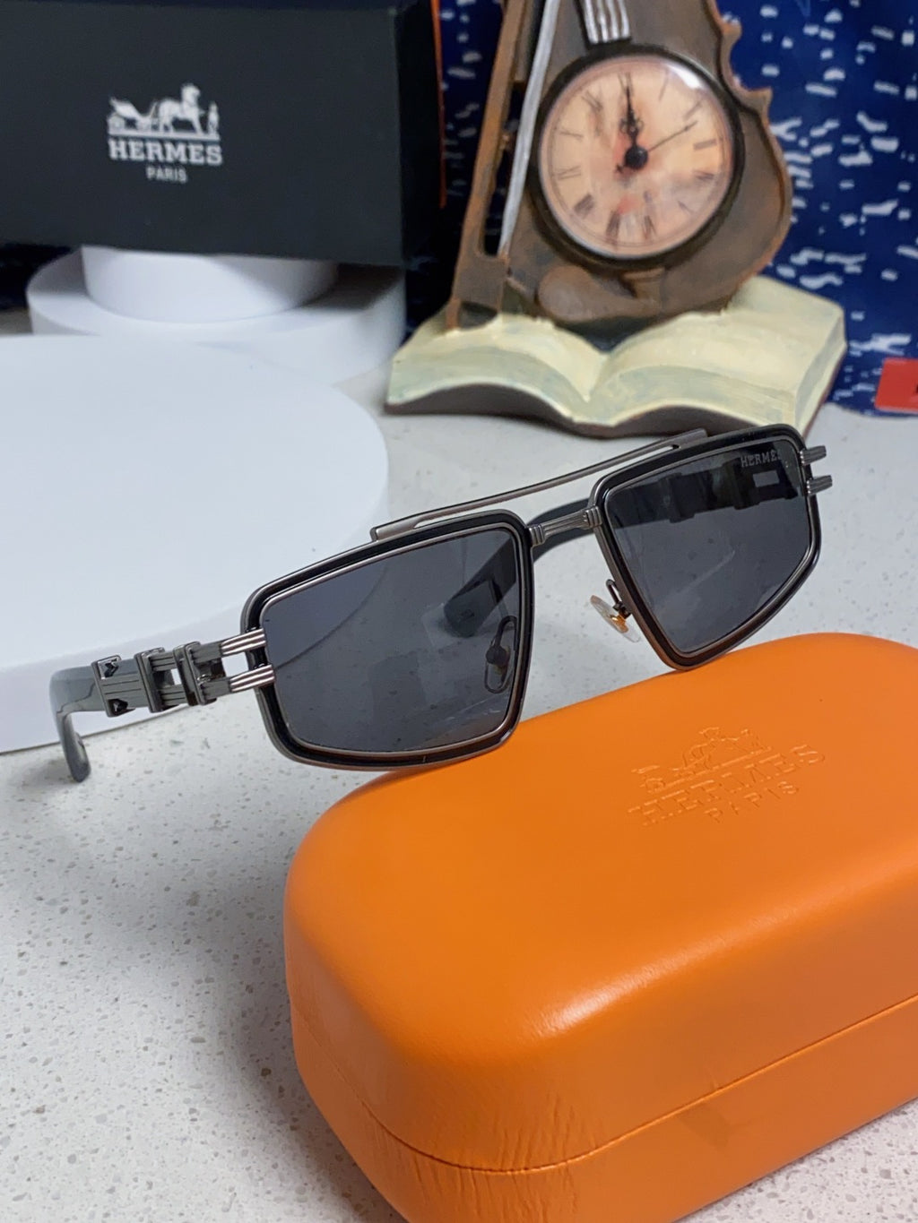 Hermès Fashion Gray Lens Sunglasses for Men & Women - 158697 - detail image 10