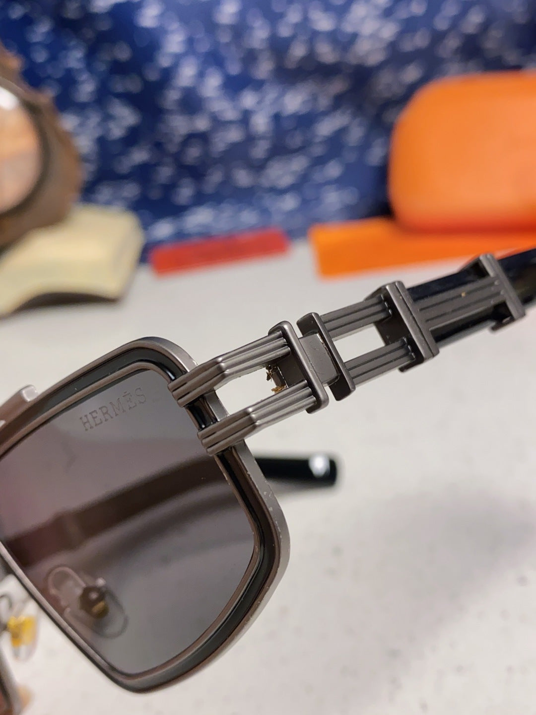 Hermès Fashion Gray Lens Sunglasses for Men & Women - detail image 7