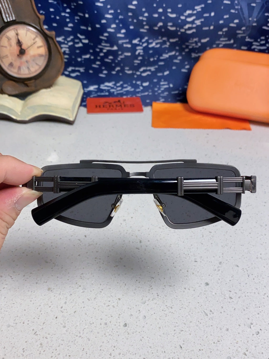 Hermès Fashion Gray Lens Sunglasses for Men & Women - 158697 - detail image 5