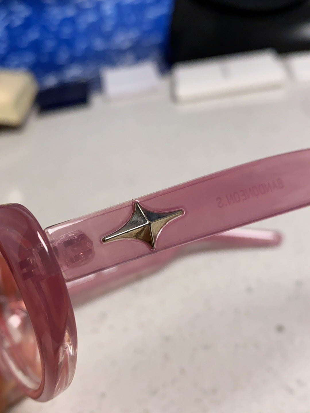 Gentle Monster BANDON Round Red Lens Sunglasses for Men & Women - 416461 - detail image 7