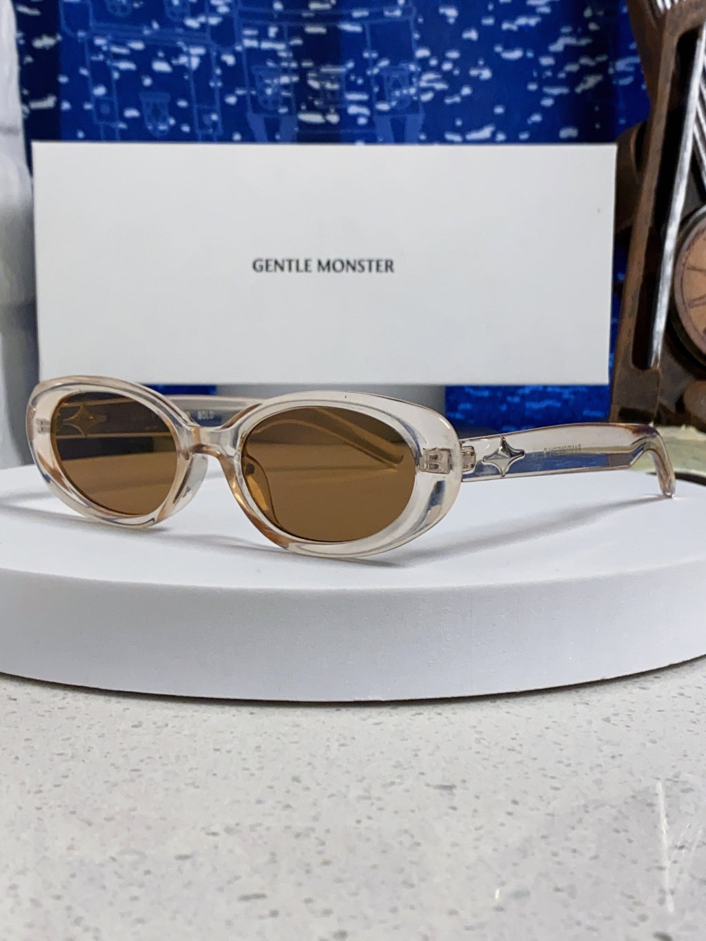 Gentle Monster BANDON Round Brown Lens Sunglasses for Men & Women - 449971