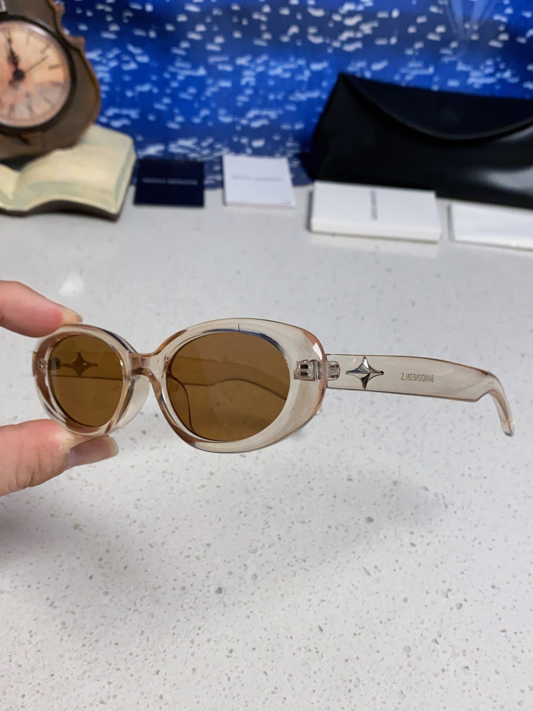 Gentle Monster BANDON Round Brown Lens Sunglasses for Men & Women - 449971 - detail image 6